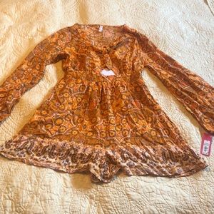 Xhilaration By Target  70’s inspired Romper size M